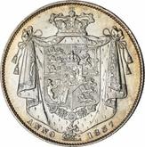 Reverse Halfcrown 1837 WW
