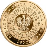 Obverse 200 Zlotych 2014 MW 150th anniversary of the birth of Stefan Zeromski