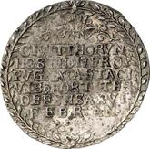 Reverse Thaler 1629 Siege of Torun (Brandtaler)