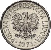 Obverse 50 Groszy 1971 MW