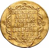 Reverse Ducat 1779 EB