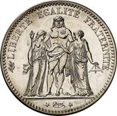 Obverse 5 Francs 1878 A Hercules