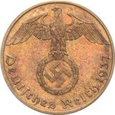 Reverse 1 Reichspfennig 1937 A