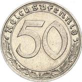 Obverse 50 Reichspfennig 1939 F