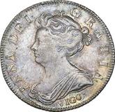 Obverse Shilling 1703 Second draped bust