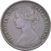 Obverse Farthing 1866