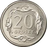 Reverse 20 Groszy 2008 MW