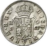 Reverse 2 Reales 1774 S CF