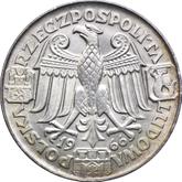 Obverse 100 Zlotych 1966 MW WK Pattern Mieszko and Dabrowka