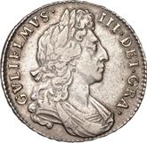 Obverse Halfcrown 1699 New large shields