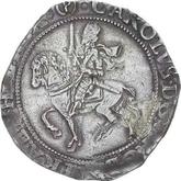 Obverse Halfcrown no date (1625-1649) Fourth type horseman