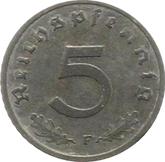 Obverse 5 Reichspfennig 1944 F