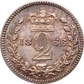 Reverse Twopence 1866