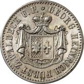 Obverse 1/6 Thaler 1845 A