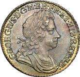 Obverse Shilling 1723 First draped bust