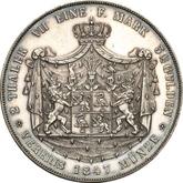 Reverse 2 Thaler 1847 A Ebersdorf