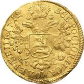 Reverse Chervonetz (Ducat) 1712 D-L G