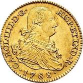 Obverse 2 Escudos 1788 M MF