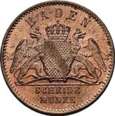 Obverse 1/2 Kreuzer 1864