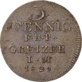 Reverse 3 Pfennig 1829