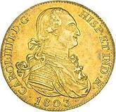 Obverse 8 Escudos 1803 M FA
