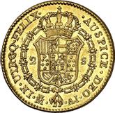 Reverse 2 Escudos 1808 M AI