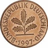 Reverse 2 Pfennig 1997 F