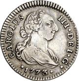 Obverse 1 Real 1773 S CF