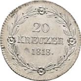 Reverse 20 Kreuzer 1818 W