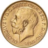 Obverse Sovereign 1926 M