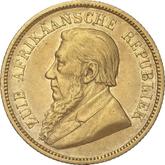 Obverse 1/2 pond (Transvaal) 1895