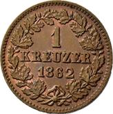 Reverse Kreuzer 1862
