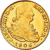 Obverse 2 Escudos 1806 M FA