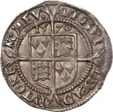 Reverse Sixpence 1570 Third issues