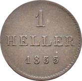 Reverse 1 Heller 1855