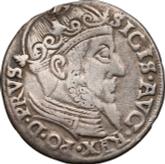 Obverse 3 Groszy (Trojak) 1558 Danzig