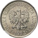 Obverse 50 Groszy 1972 MW
