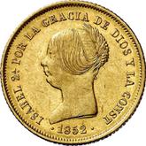 Obverse 100 Reales 1852