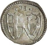 Reverse 2 Pence (Halfgroat) no date (1649-1660)