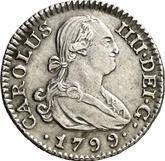 Obverse 1/2 Real 1799 M MF