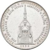 Reverse Thaler 1836 Otto Chapel