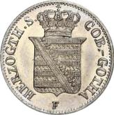 Obverse 1/2 Groschen 1855 F
