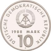 Reverse 10 Mark 1988 A Sports of GDR
