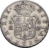 Reverse 4 Reales 1819 M GJ