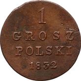 Reverse 1 Grosz 1832 KG