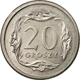 Reverse 20 Groszy 2007 MW