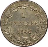 Reverse Kreuzer 1846
