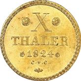 Reverse 10 Thaler 1824 CvC