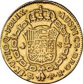 Reverse 4 Escudos 1786 PTS PR