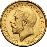 Obverse Sovereign 1913 M